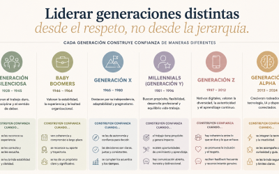 Hoy hay que liderar personas de distintas generaciones en una organización.